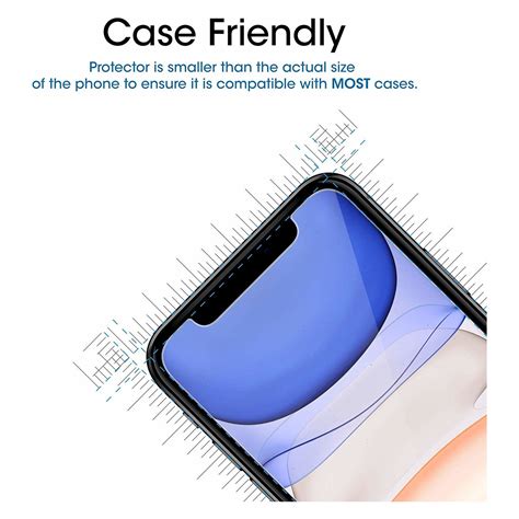 Microsonic Apple iPhone 11 (6.1'') Tam Kaplayan Temperli Cam Ekran .